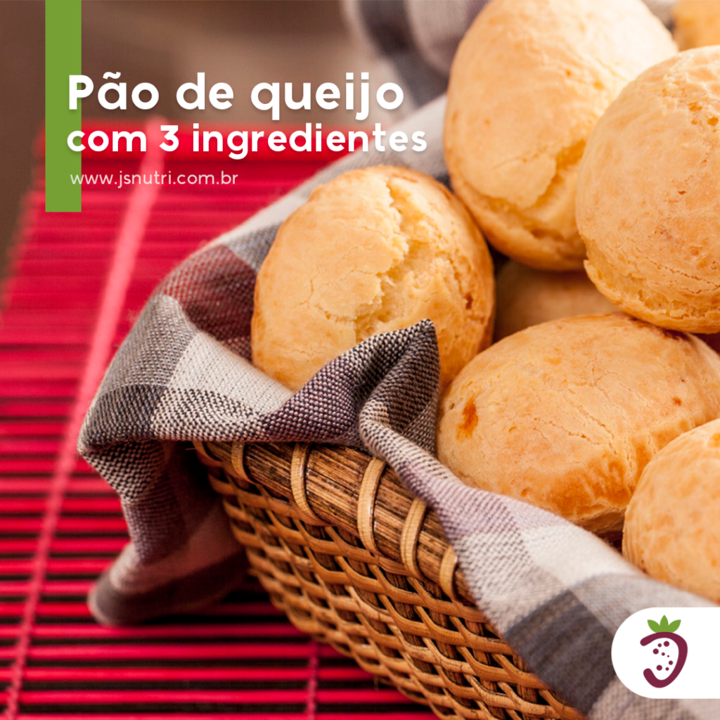 Pão de Queijo com 3 Ingredientes