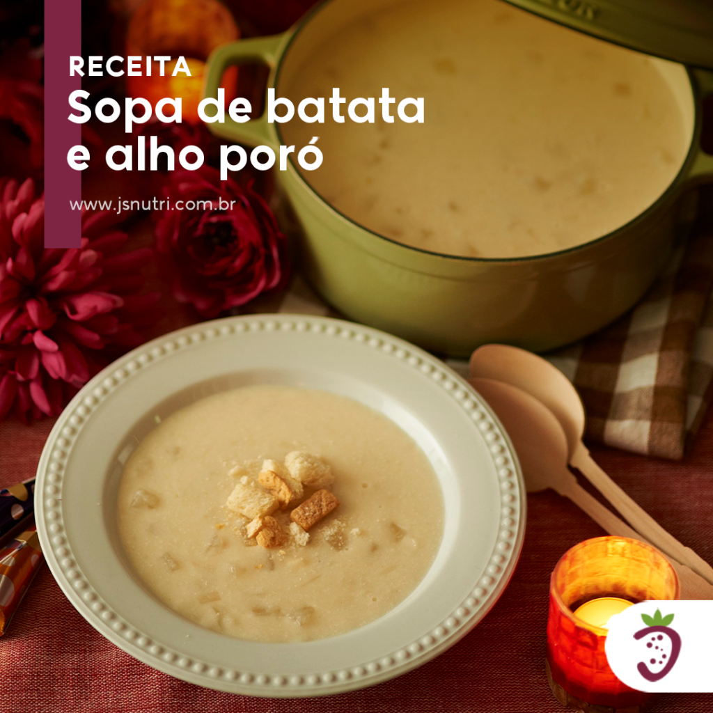 Sopa de Batata e Alho Poró